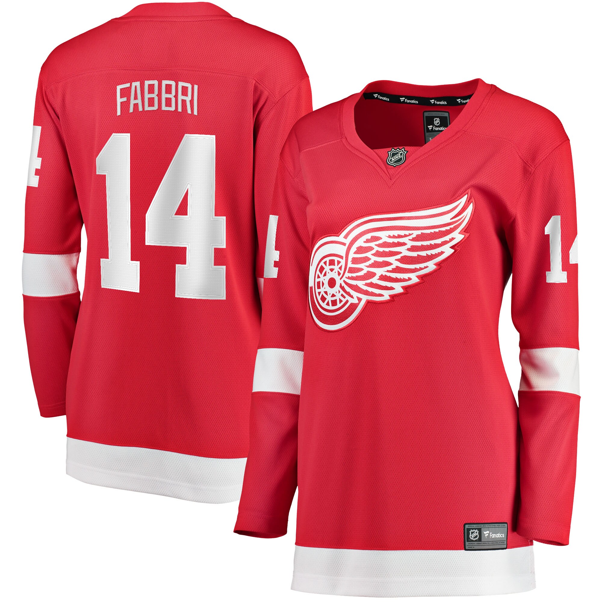 Robby Fabbri Detroit Red Wings Fanatics Women’s Home Breakaway   Jersey – Red