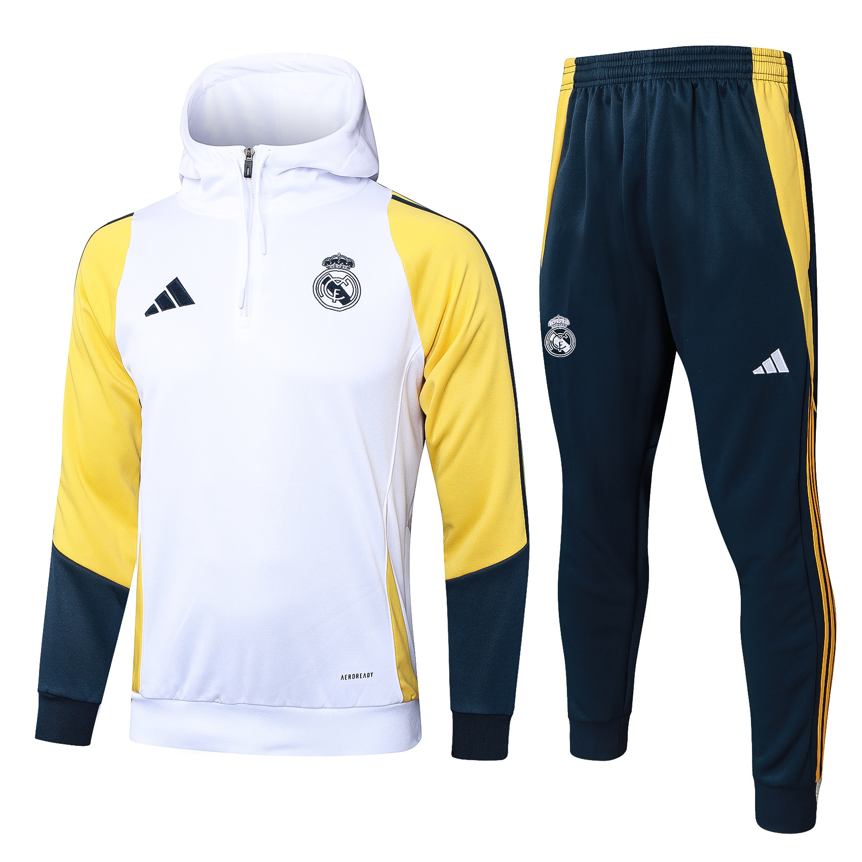 2024-25 Real Madrid Winter Long-Sleeved Thick Training Kit - Adult Set