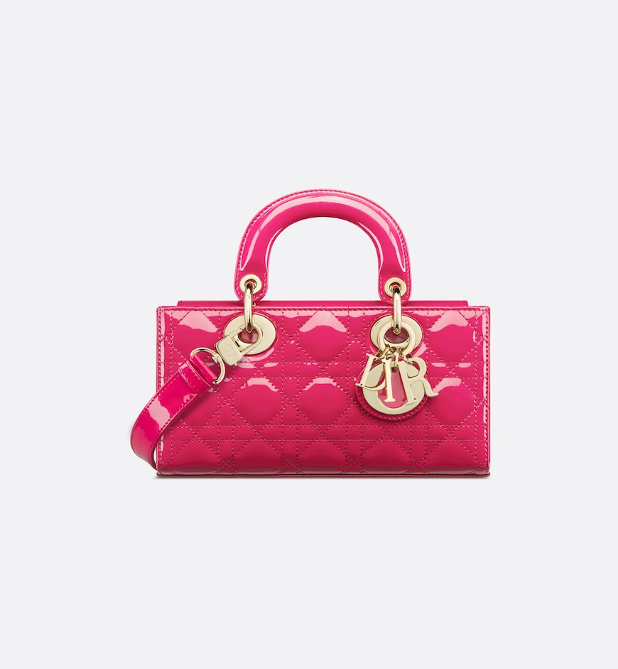 Small Lady D-Joy Bag HandBags- patent leather