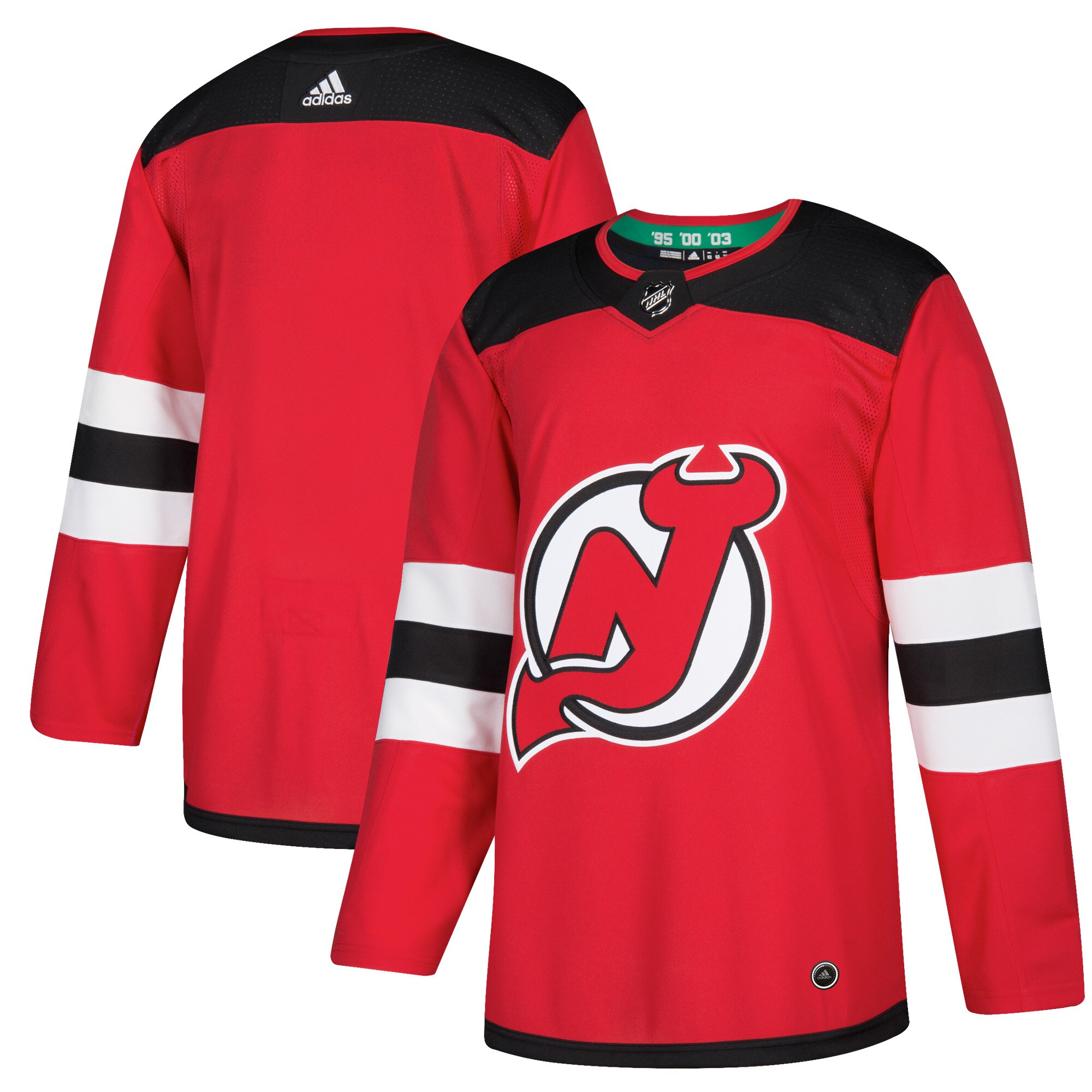 New Jersey Devils  Home  Blank Jersey – Red