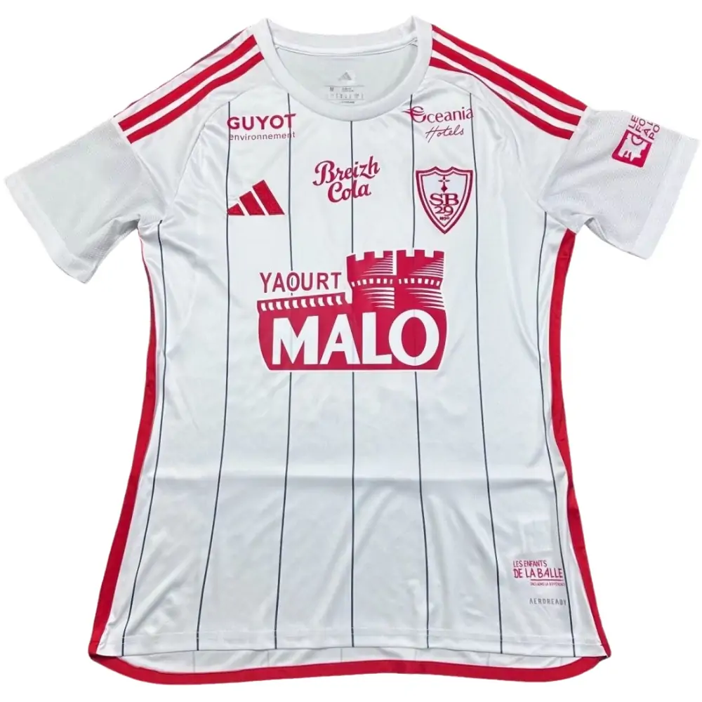 2025-26 Stade Brestois Away kit - Short Sleeve Fans Edition