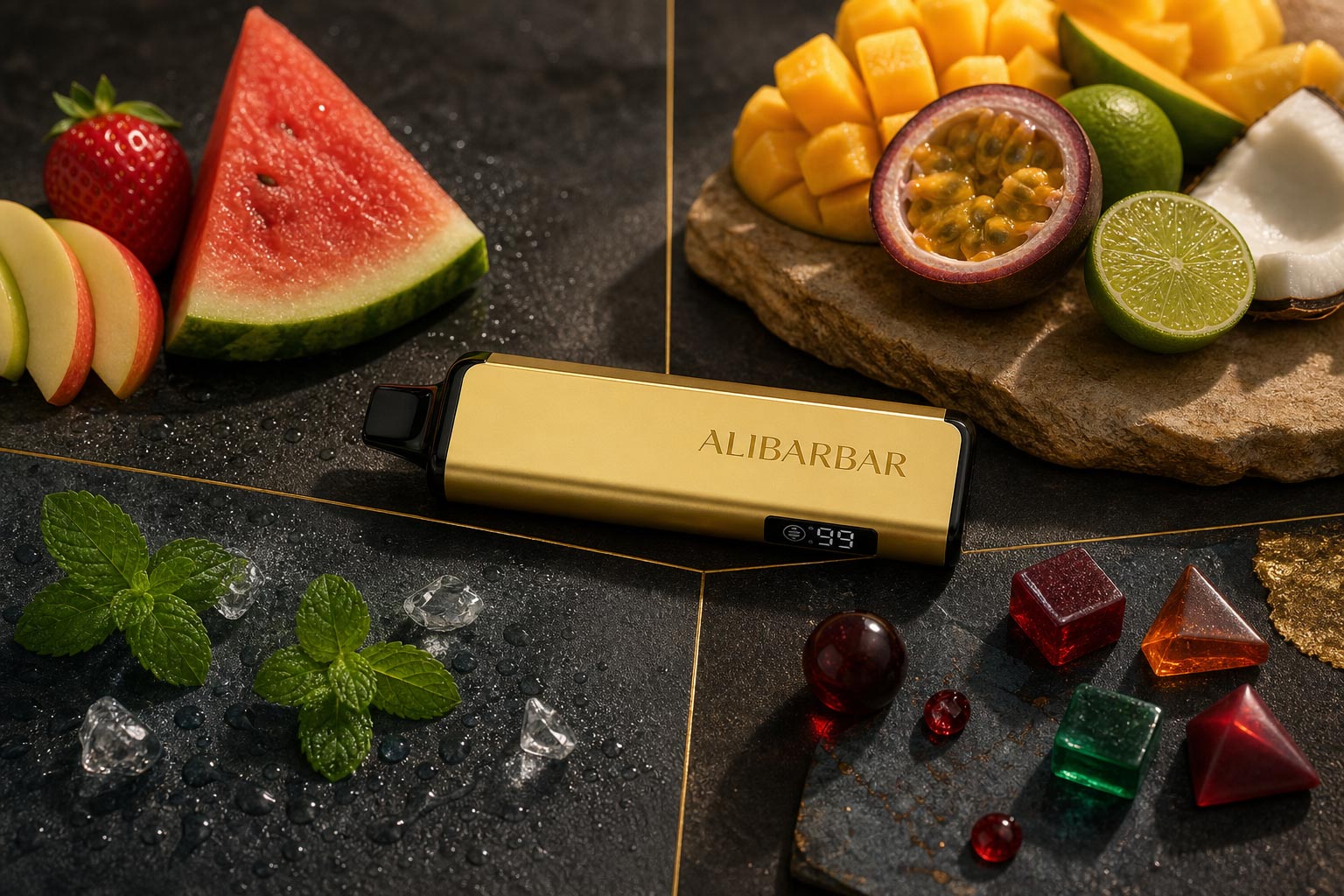 ALIBARBAR Ingot 9000 puff count concept explaining that usage varies