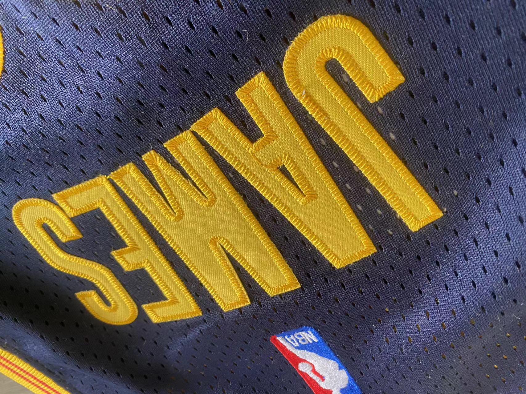 MItchell&ness Cavaliers 23# James 2015-16 AU Blue Embroidery