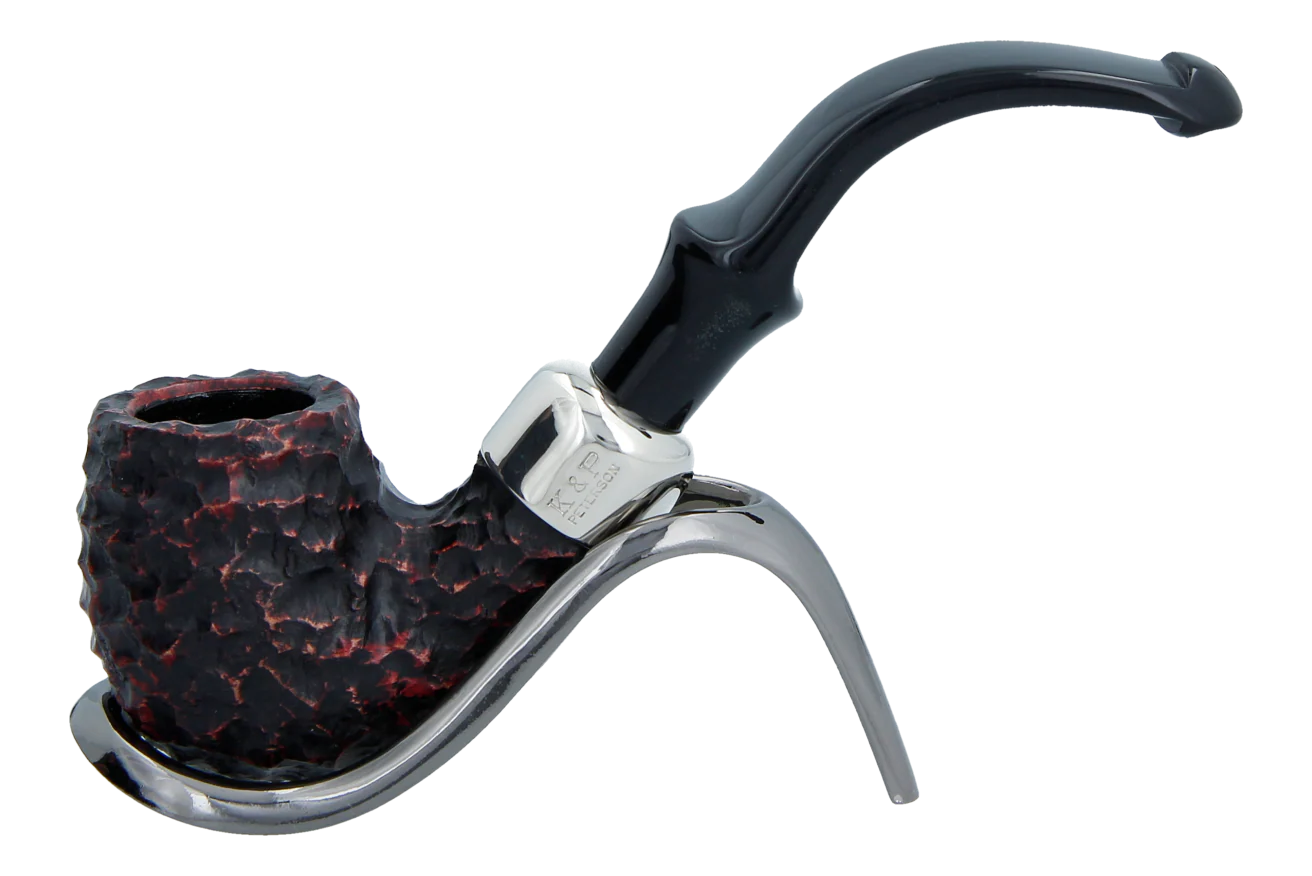 Peterson of Dublin System Rustic Briar Smoking Pipe - Shape No.314