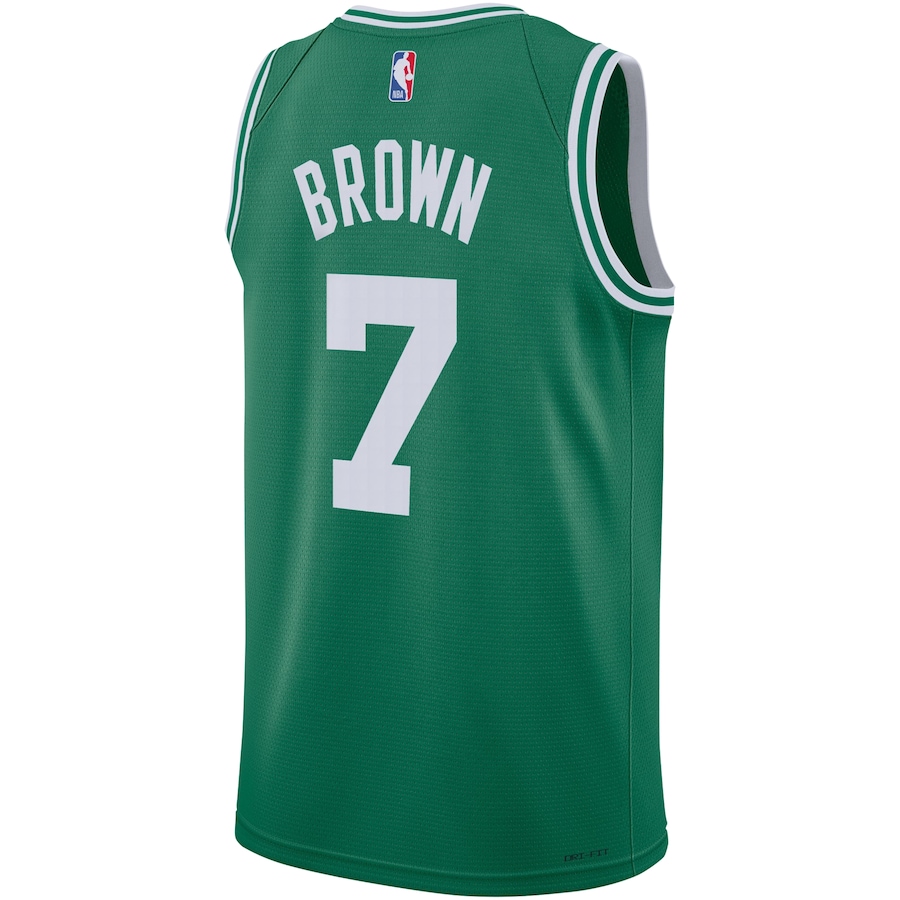 Youth Boston Celtics Jaylen Brown Kelly Green Swingman Jersey - Icon Edition