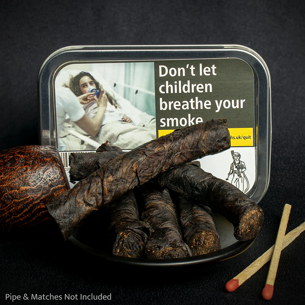 Gawith Hoggarth Black Pigtail Twist - 50g Tin