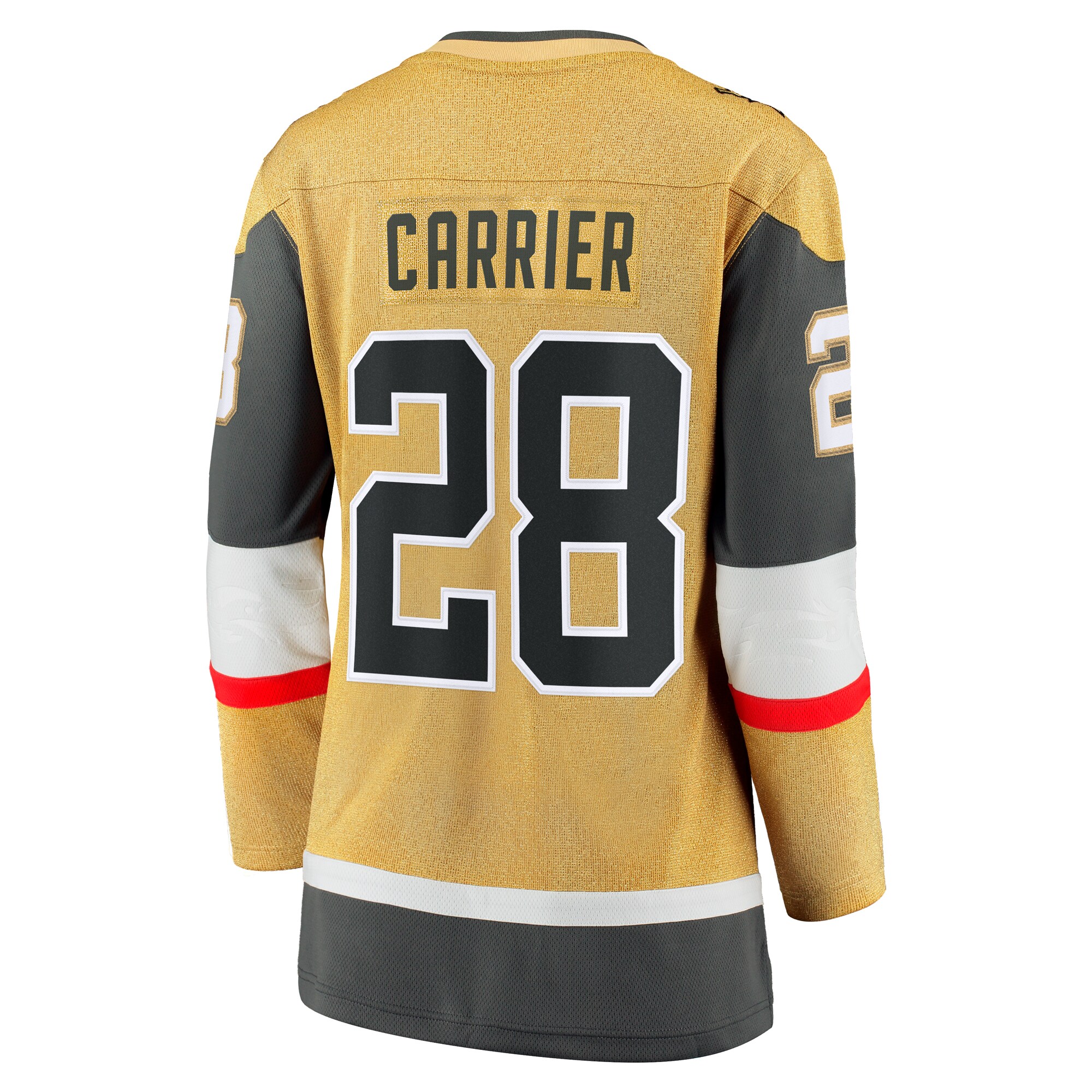 William Carrier Vegas Golden Knights Fanatics Women’s Home Breakaway   Jersey – Gold