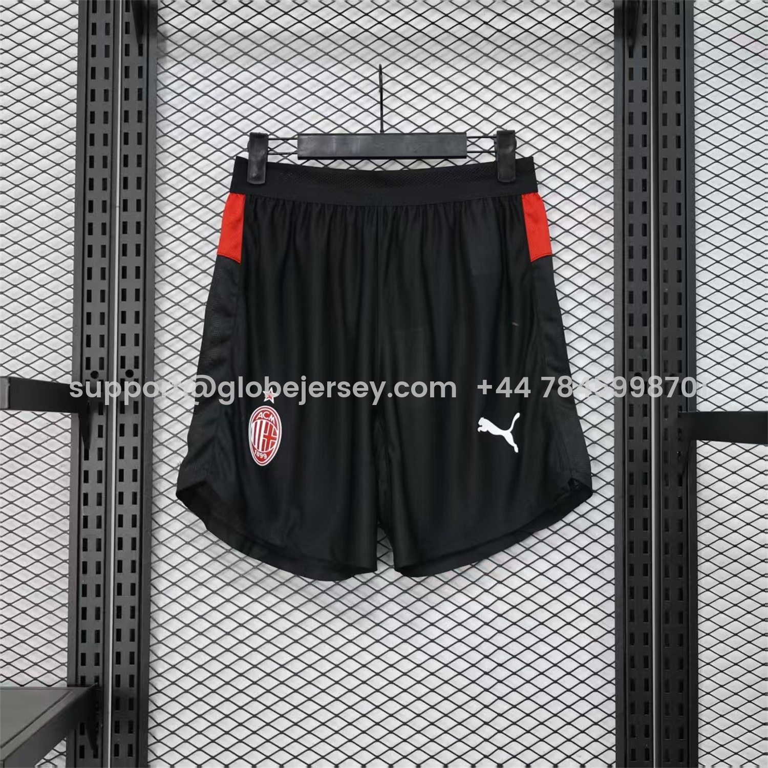 AC Milan 25-26 Home Black Shorts - Player Version