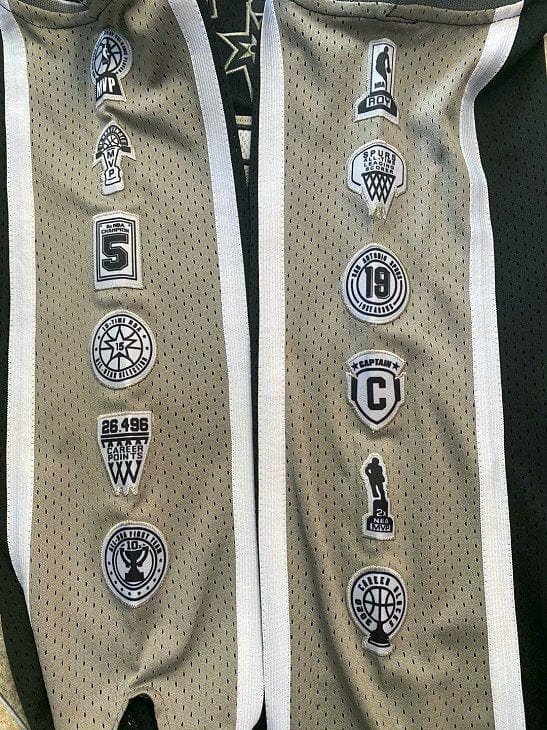 Tim Duncan Commemorative Throwback San Antonio Spurs Jersey