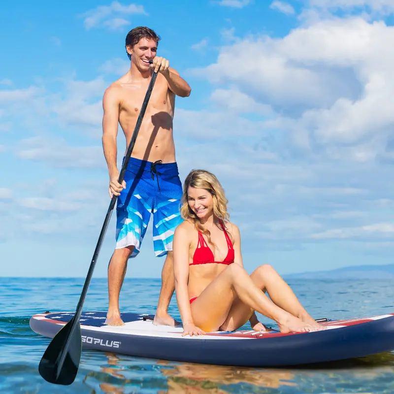 10- or 11-Foot Inflatable Stand-Up Paddle Board – Fade-Resistant Inkjet Graphic Design