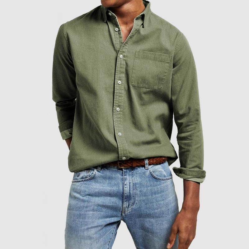 CLEARANCE🔥 Men's Casual Cotton Basic Shirt