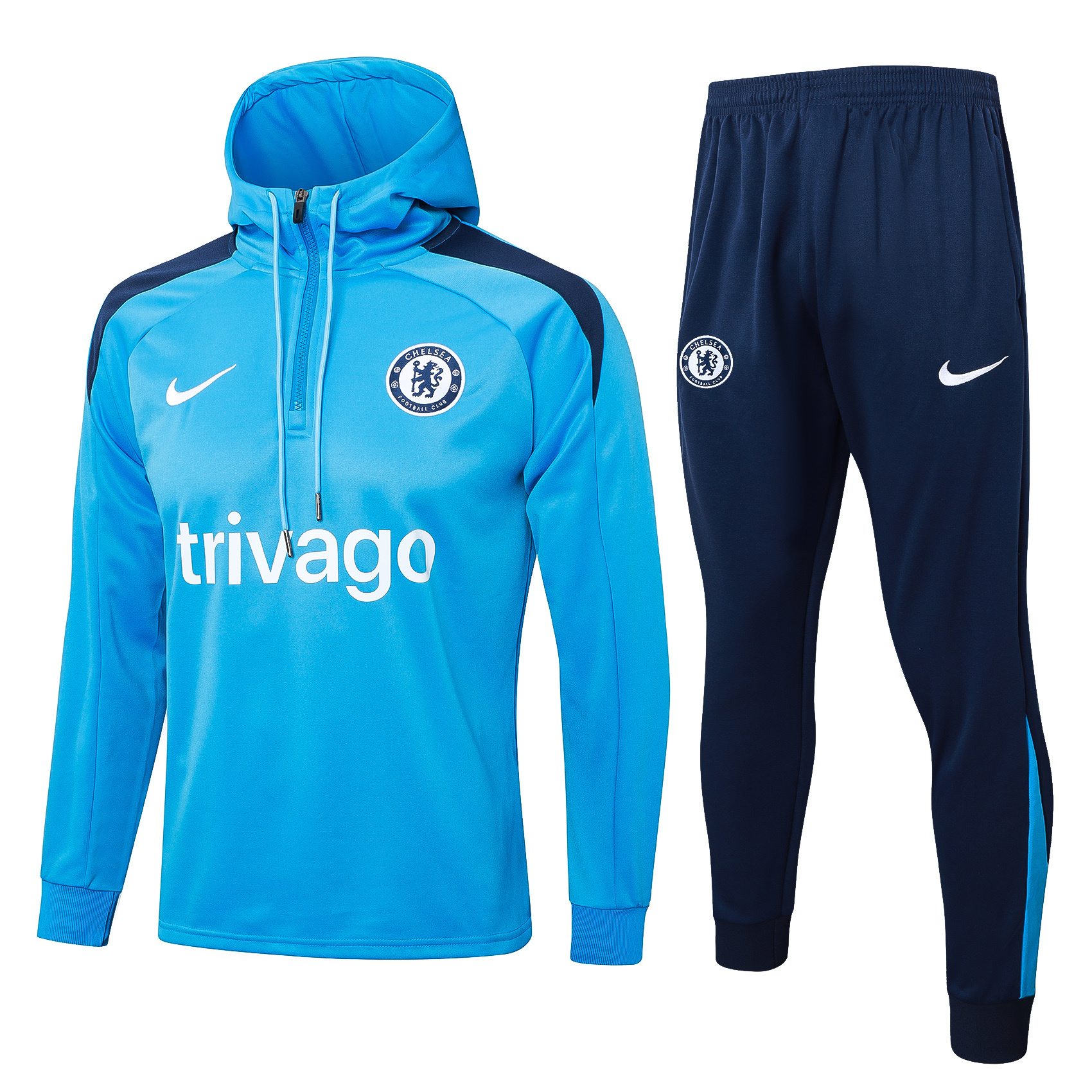 2024-25 Chelsea Winter Long-Sleeved Thick Training Kit - Adult Set