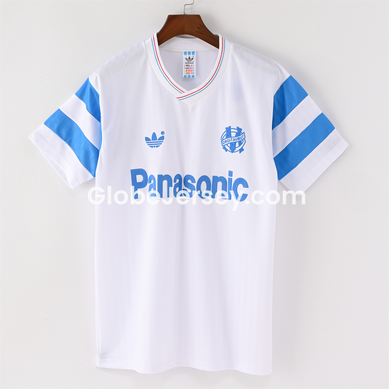 Retro Marseille 1990-91 Home Stadium Jersey