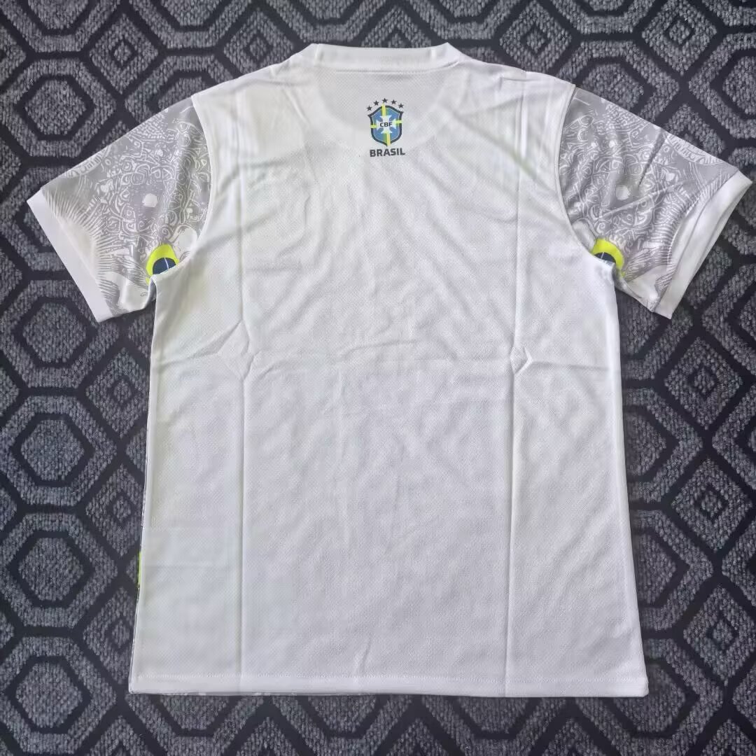 2025-26 Brazil Goddess White Jersey - Fan Edition