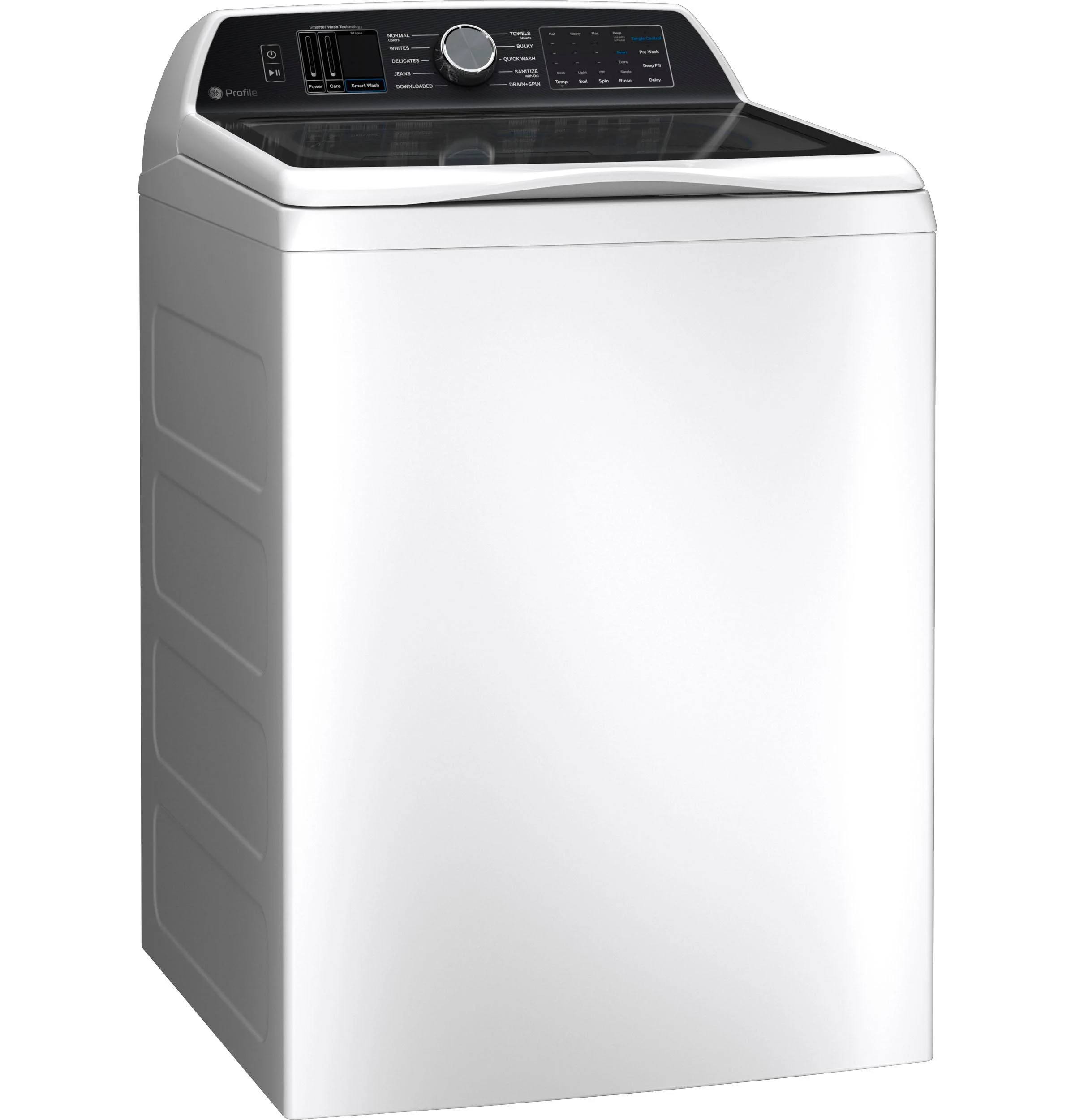 GE APPLIANCES PTW700BSTWS high efficiency top load washer