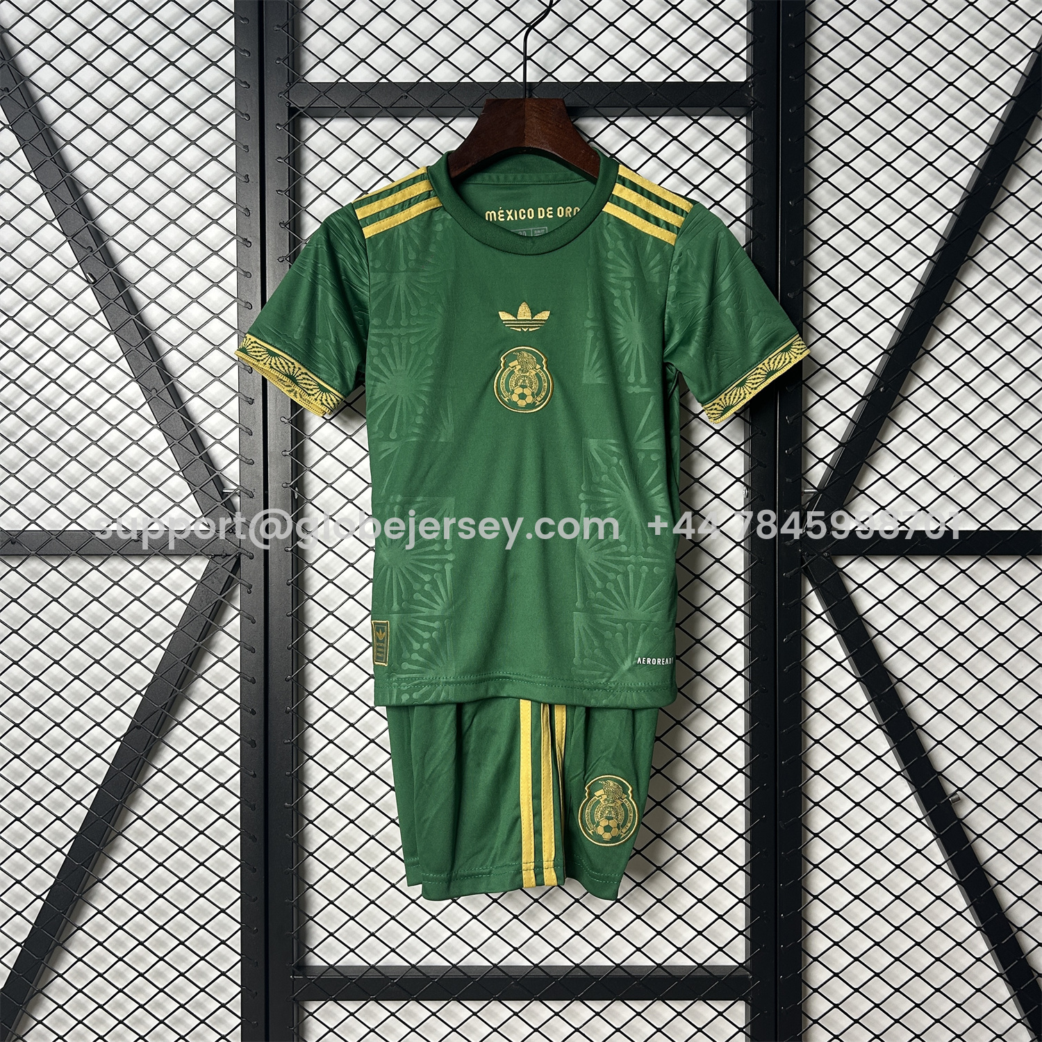 Mexico 2025 Gold Cup Green Kids Kit