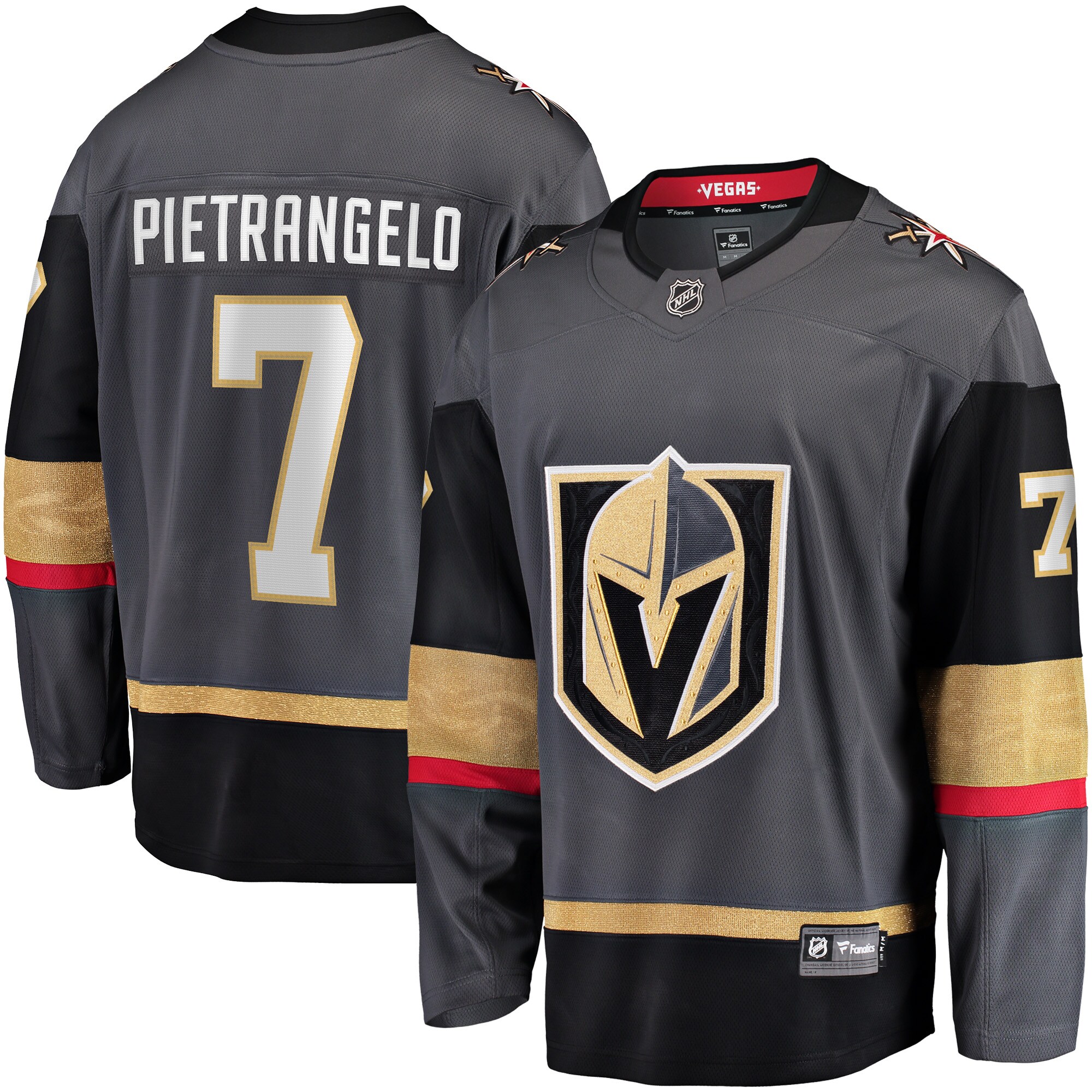Alex Pietrangelo Vegas Golden Knights Fanatics Breakaway   Jersey – Black