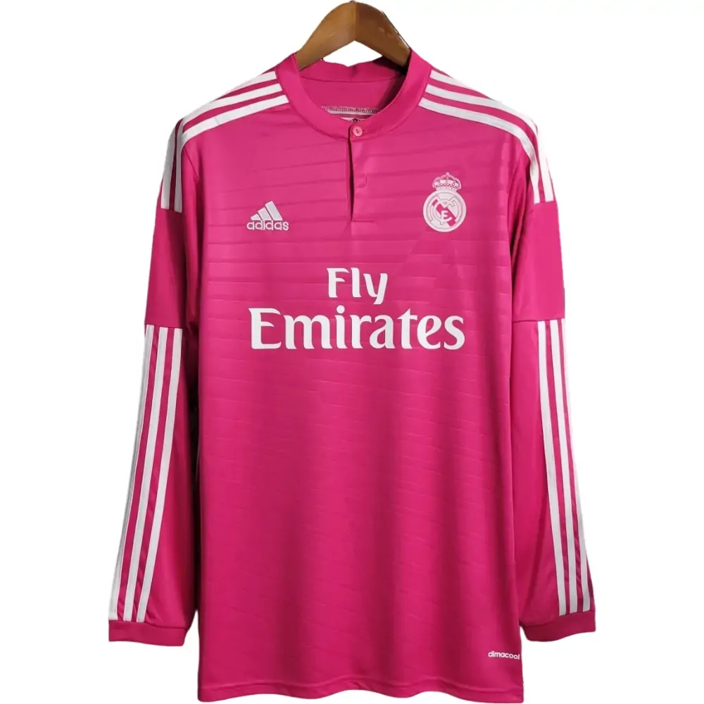 2014/2015 Retro Long Sleeve Real Madrid Away Football Shirt 1:1 Thai Quality - Fans Edition