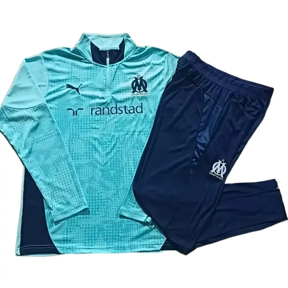 2025-26 Marseille half-zip training suit - Adult Set
