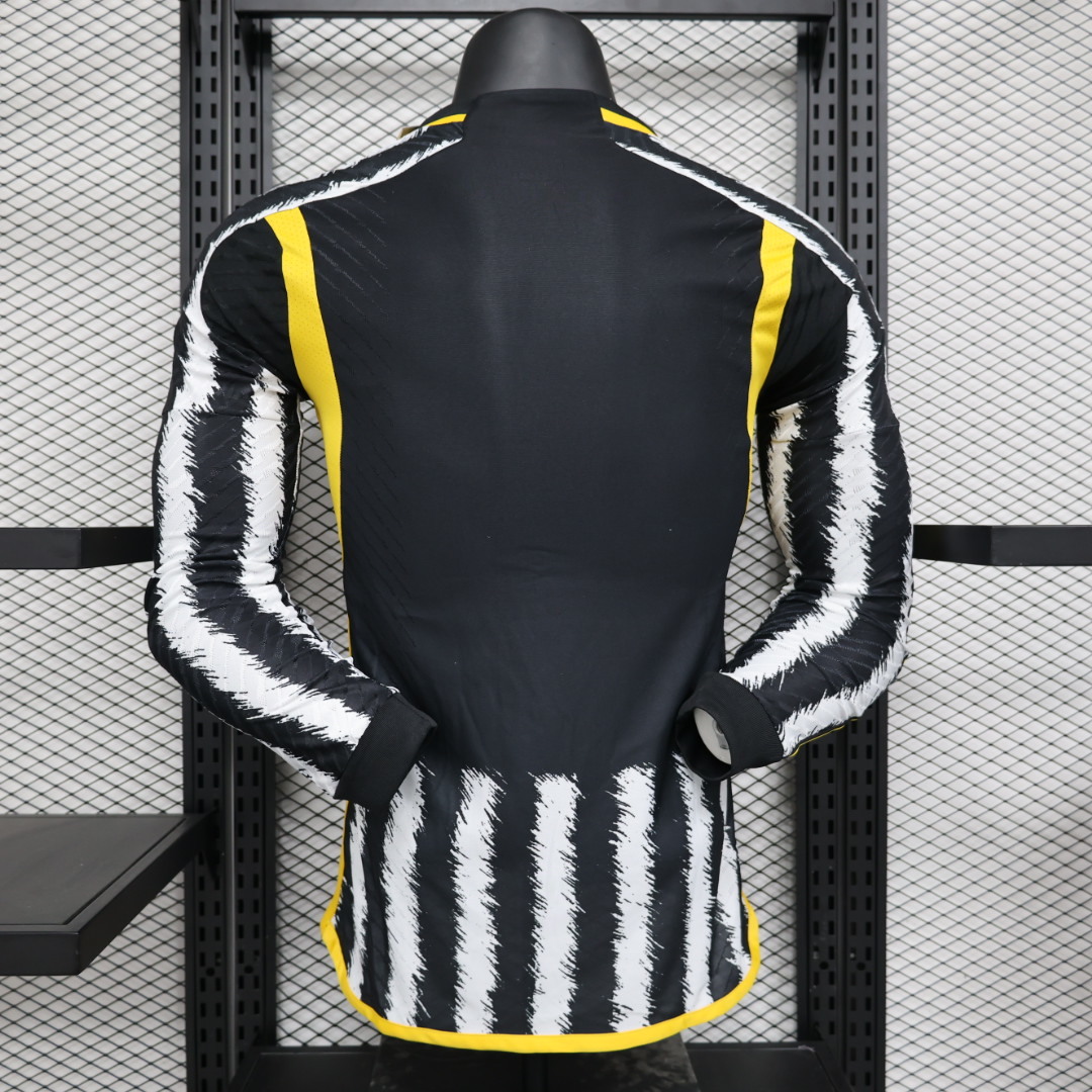2023/2024 Juventus Home Long Sleeve Players Edition
