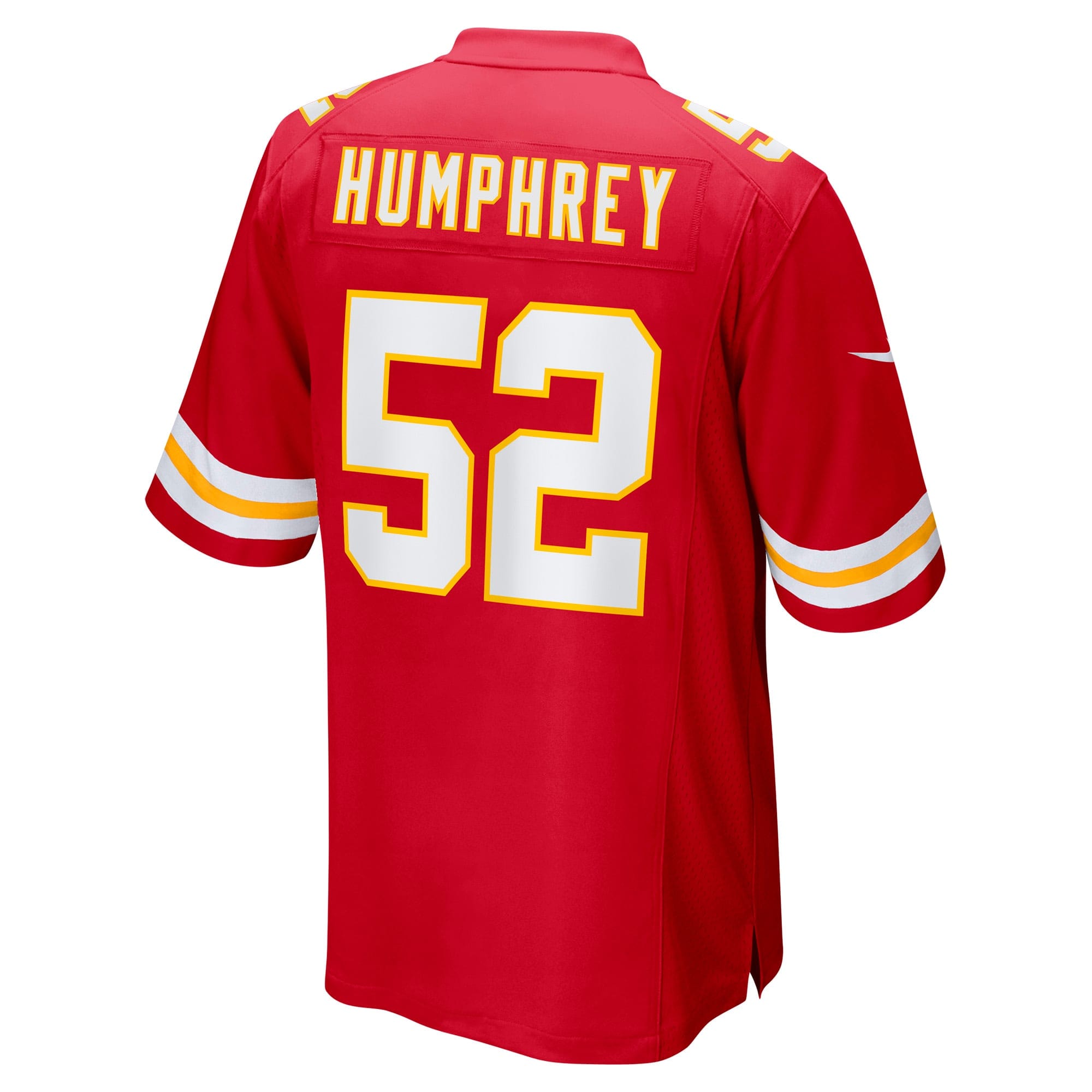 Creed Humphrey Kansas City Chiefs  Super Bowl LVII Patch Game Jersey - Red