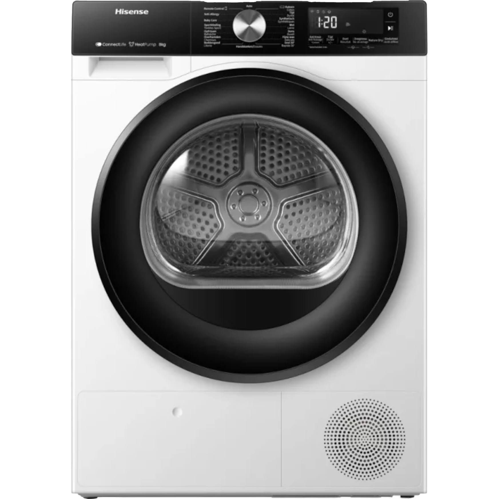 Hisense Asciugatrice DH3S802BW2 8kg Classe D