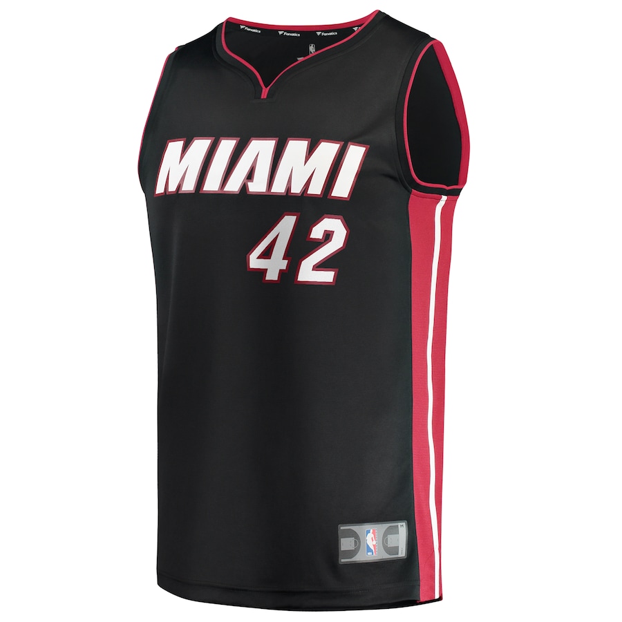 Youth Miami Heat Kevin Love Fanatics Black Fast Break  Jersey - Icon Edition
