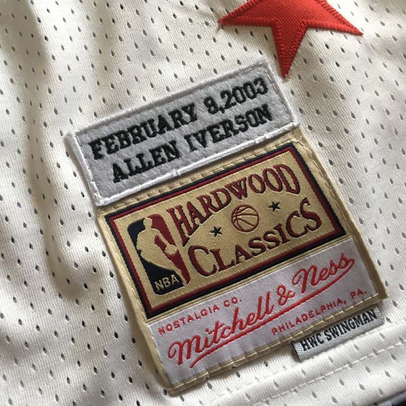 Allen Iverson Philadelphia 76ers 2003 All-Star Throwback Jersey