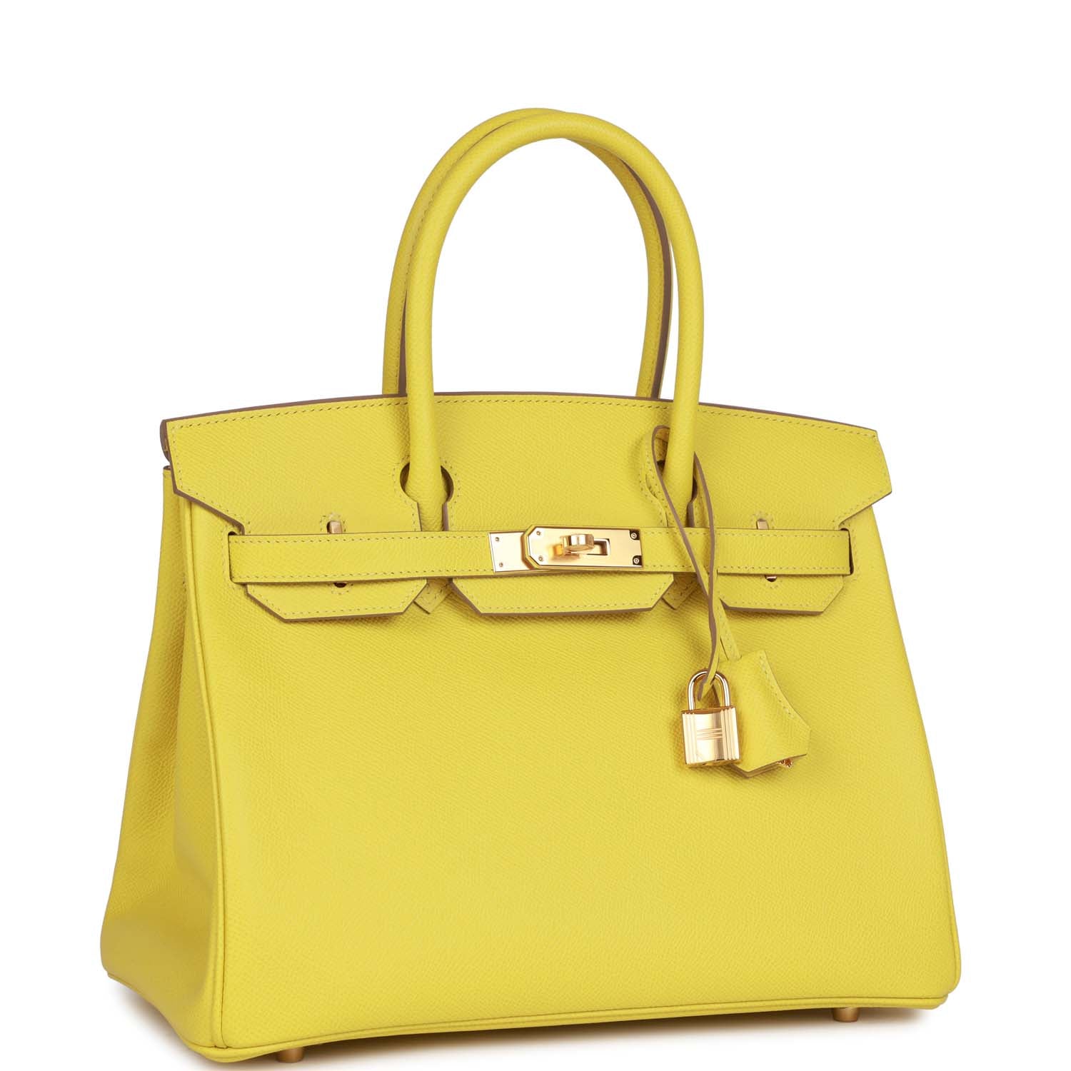 Birkin 30 Lime Epsom Gold Hardware