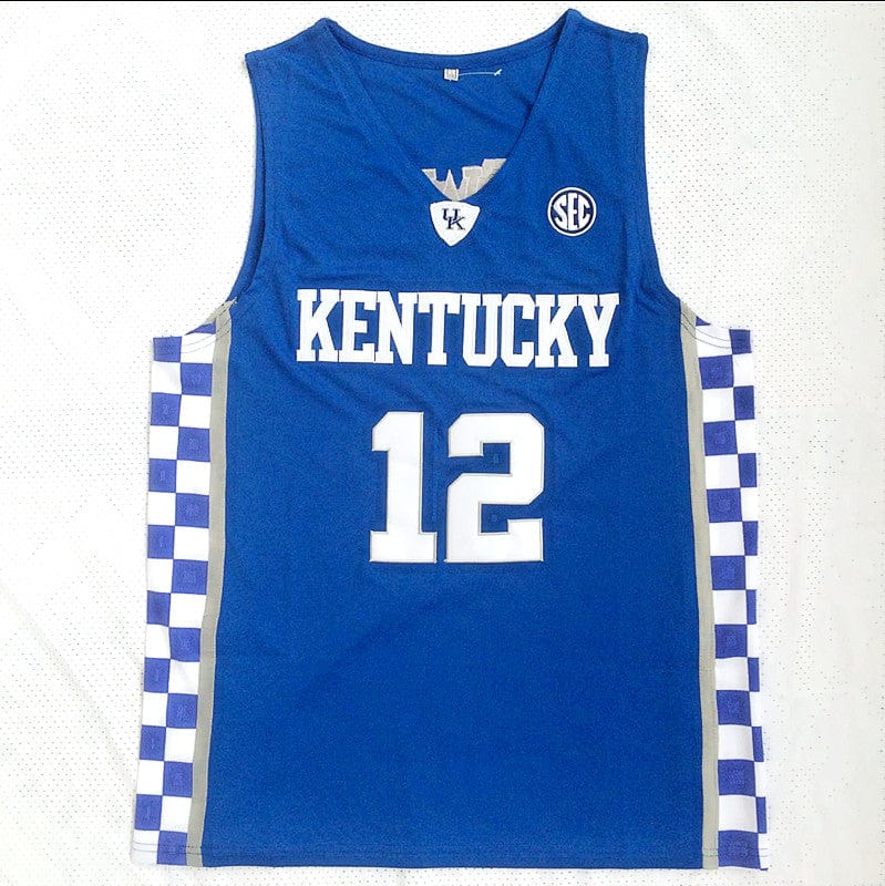 NCAA Kentucky No. 12 Towns blue jersey