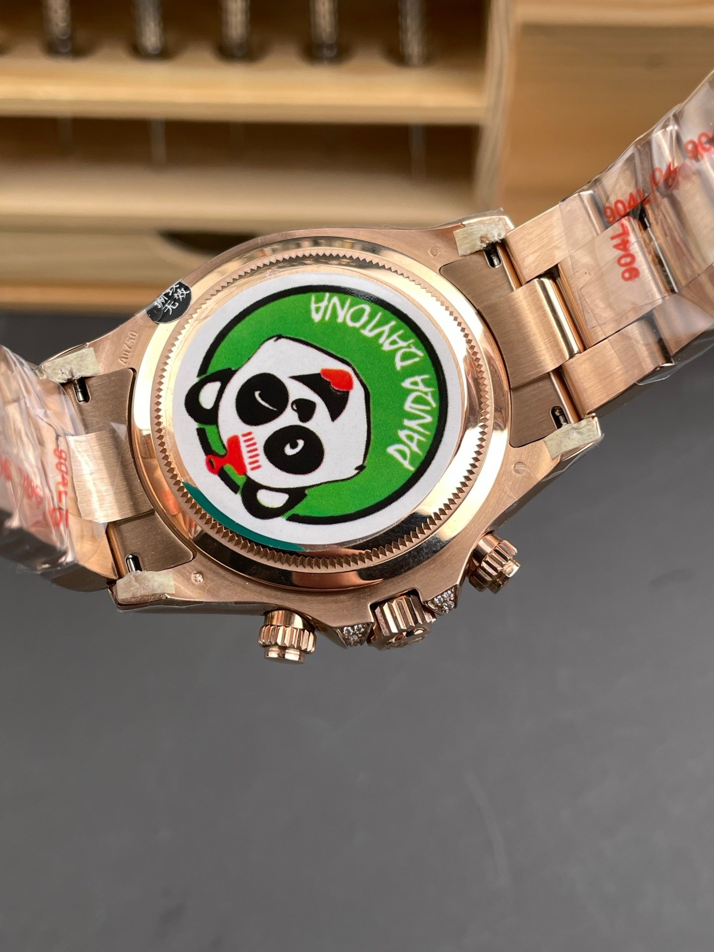 Rolex Daytona Full Rose Gold Baguette Diamond