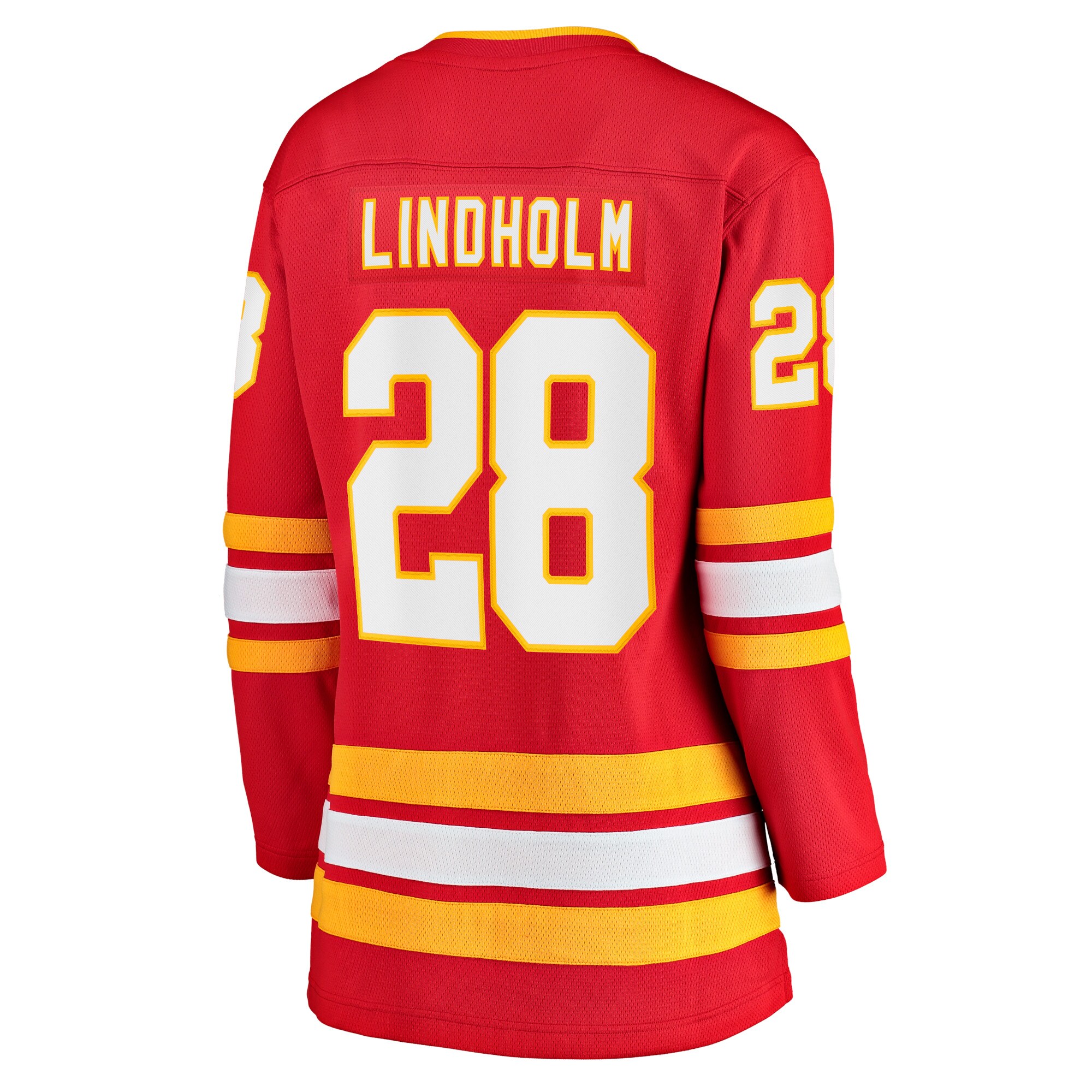 Elias Lindholm Calgary Flames Fanatics Women’s Home Team Breakaway  Jersey – Red
