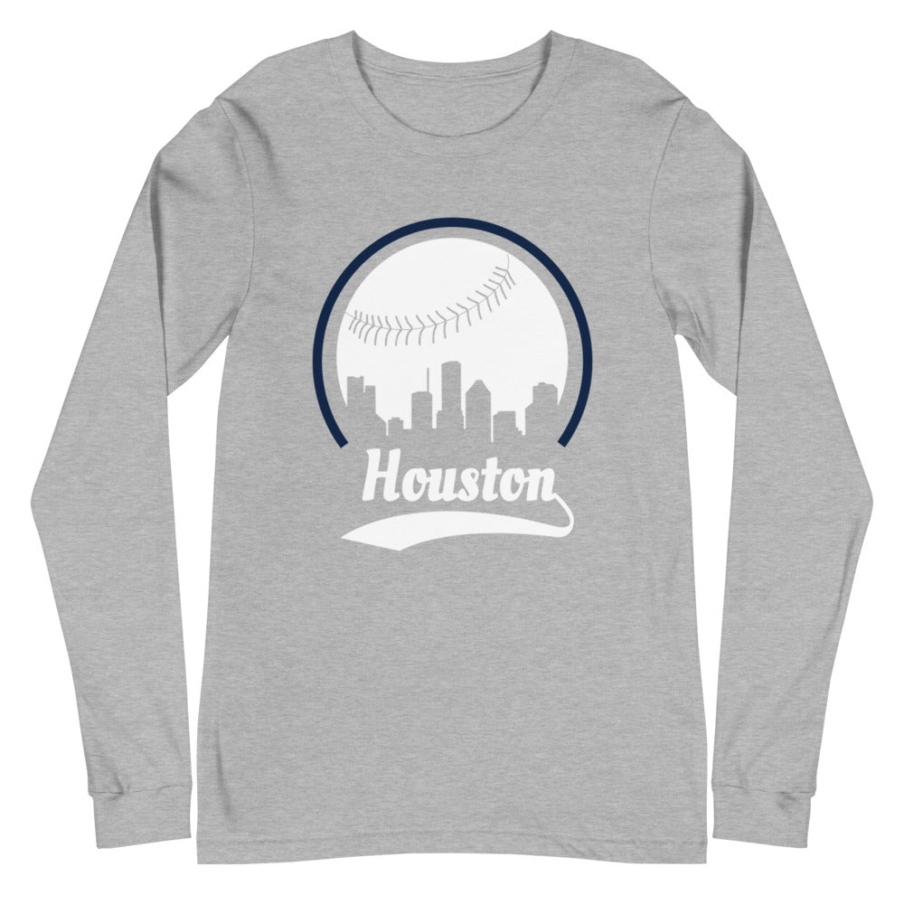 Unisex Houston Astros Baseball Long Sleeve Tee Shirt