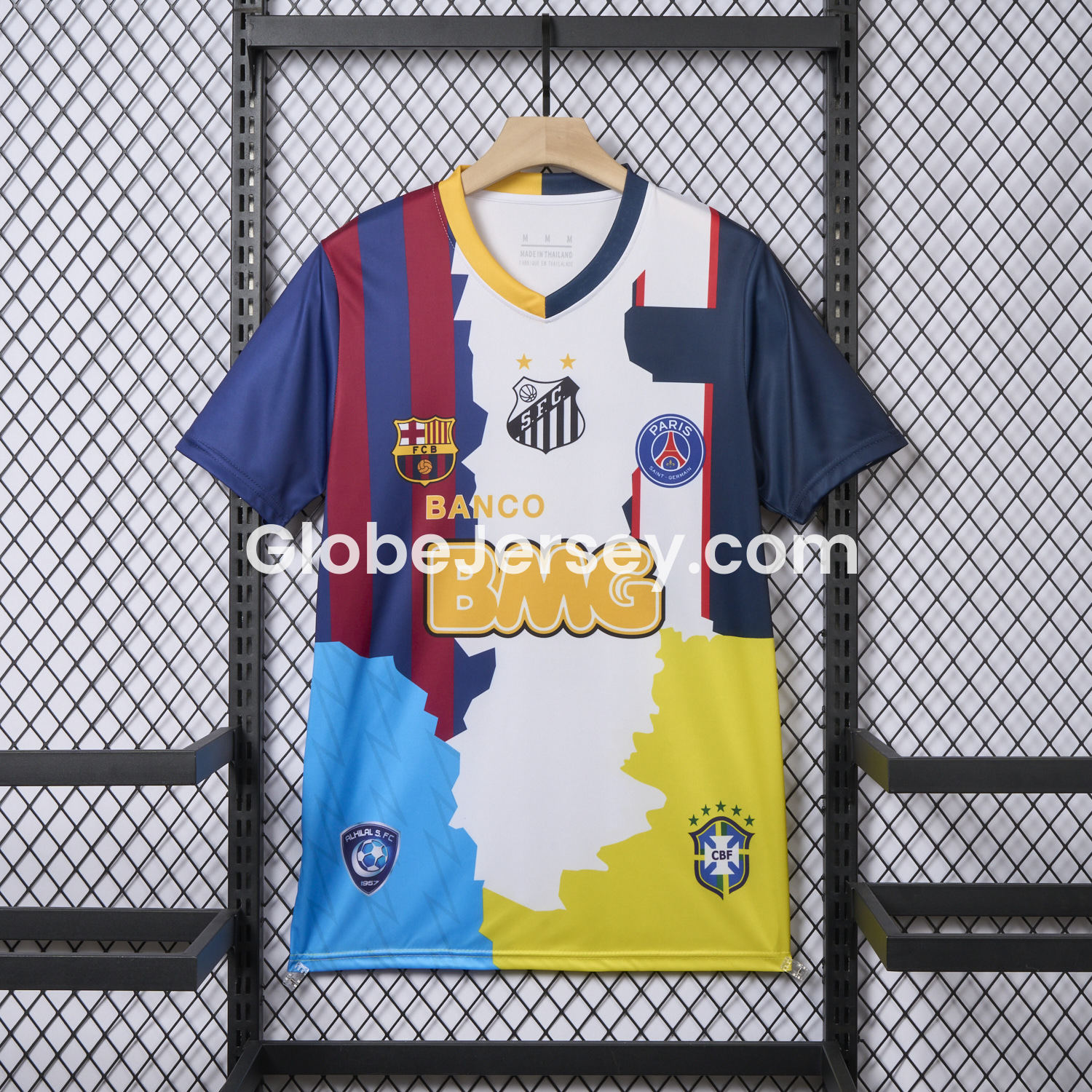 Neymar Career Commemorative Jersey - Fans Version - Barcelona Brazil Paris Saint-Germain PSG Santos Al Hilal SFC