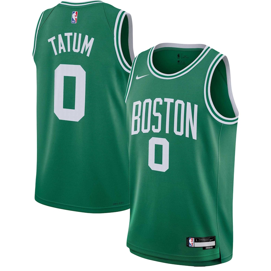 Youth Boston Celtics Jayson Tatum Fanatics Kelly Green Fast Break Replica Jersey - Icon Edition