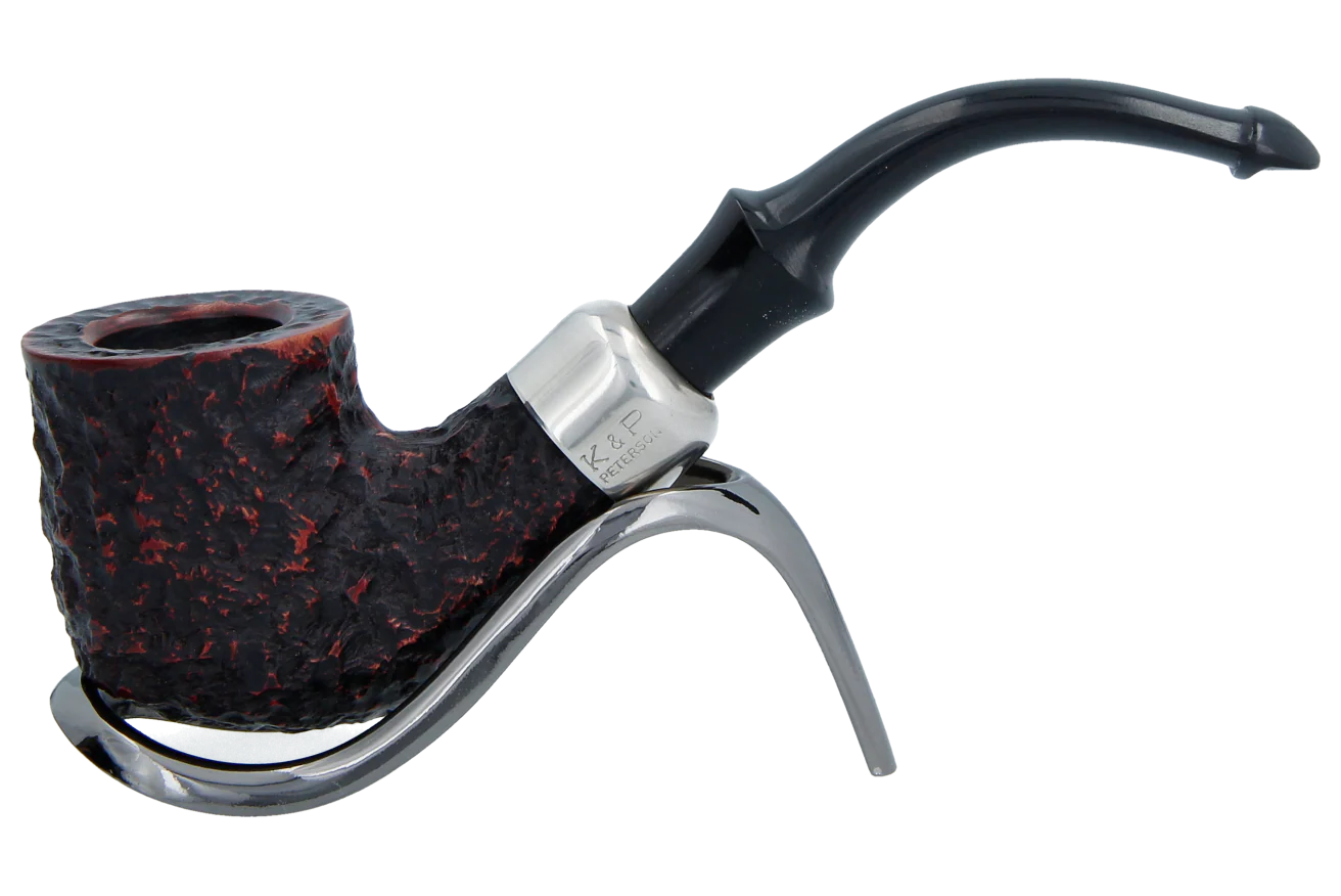 Peterson of Dublin System Rustic Briar Smoking Pipe - Shape No.301