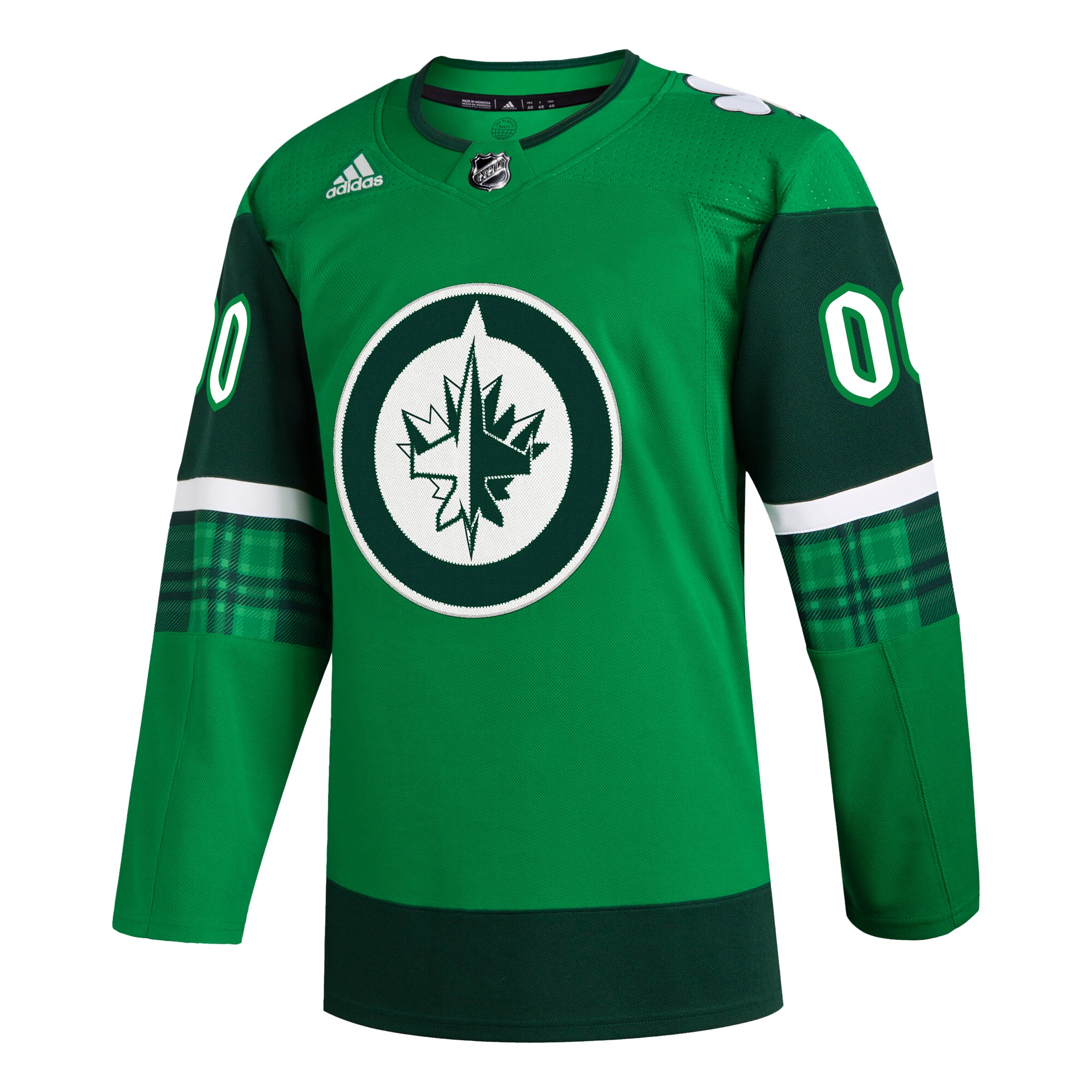 Winnipeg Jets  St. Patrick’s Day  Custom Jersey – Kelly Green