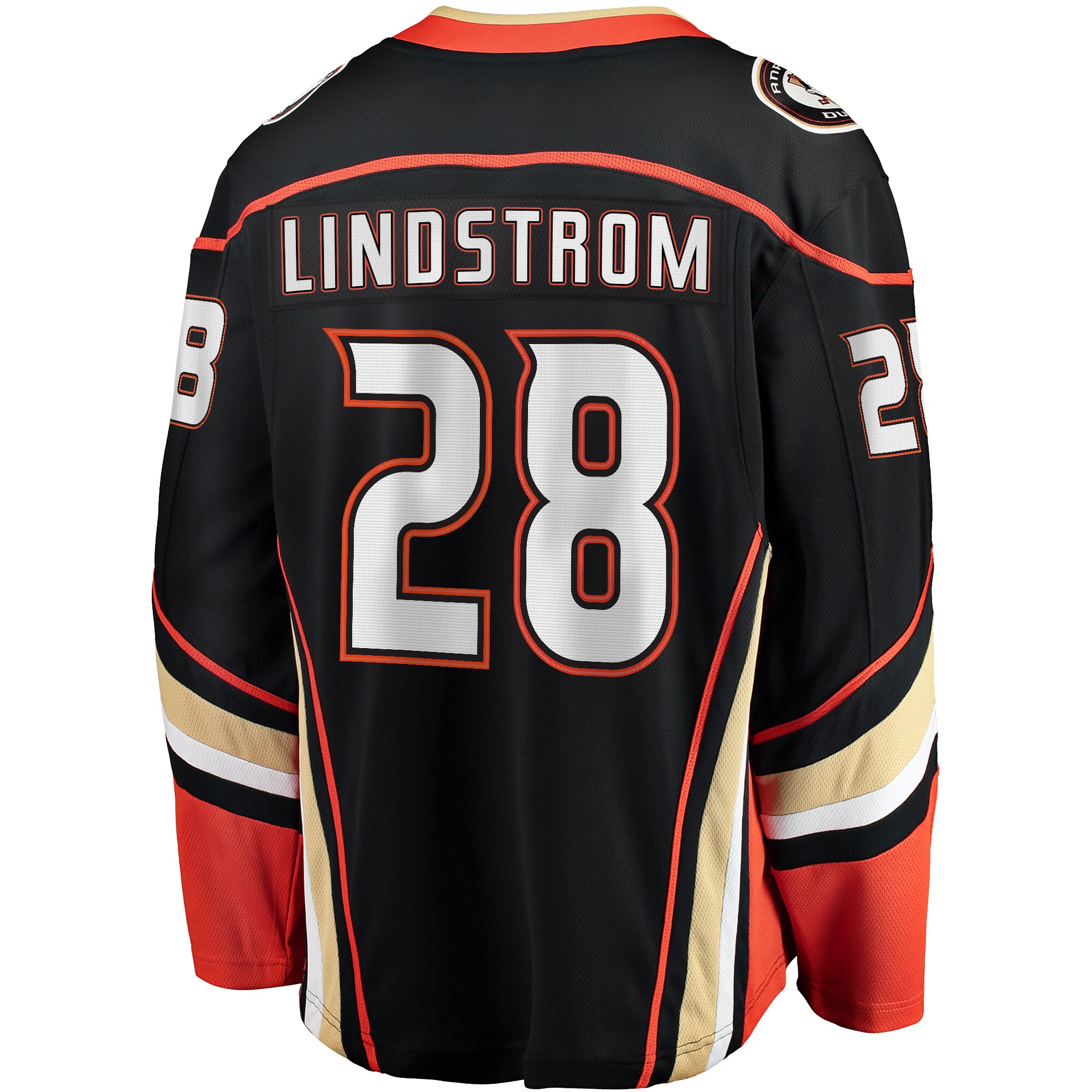 Gustav Lindstrom Anaheim Ducks Fanatics Home Premier Breakaway  Jersey – Black