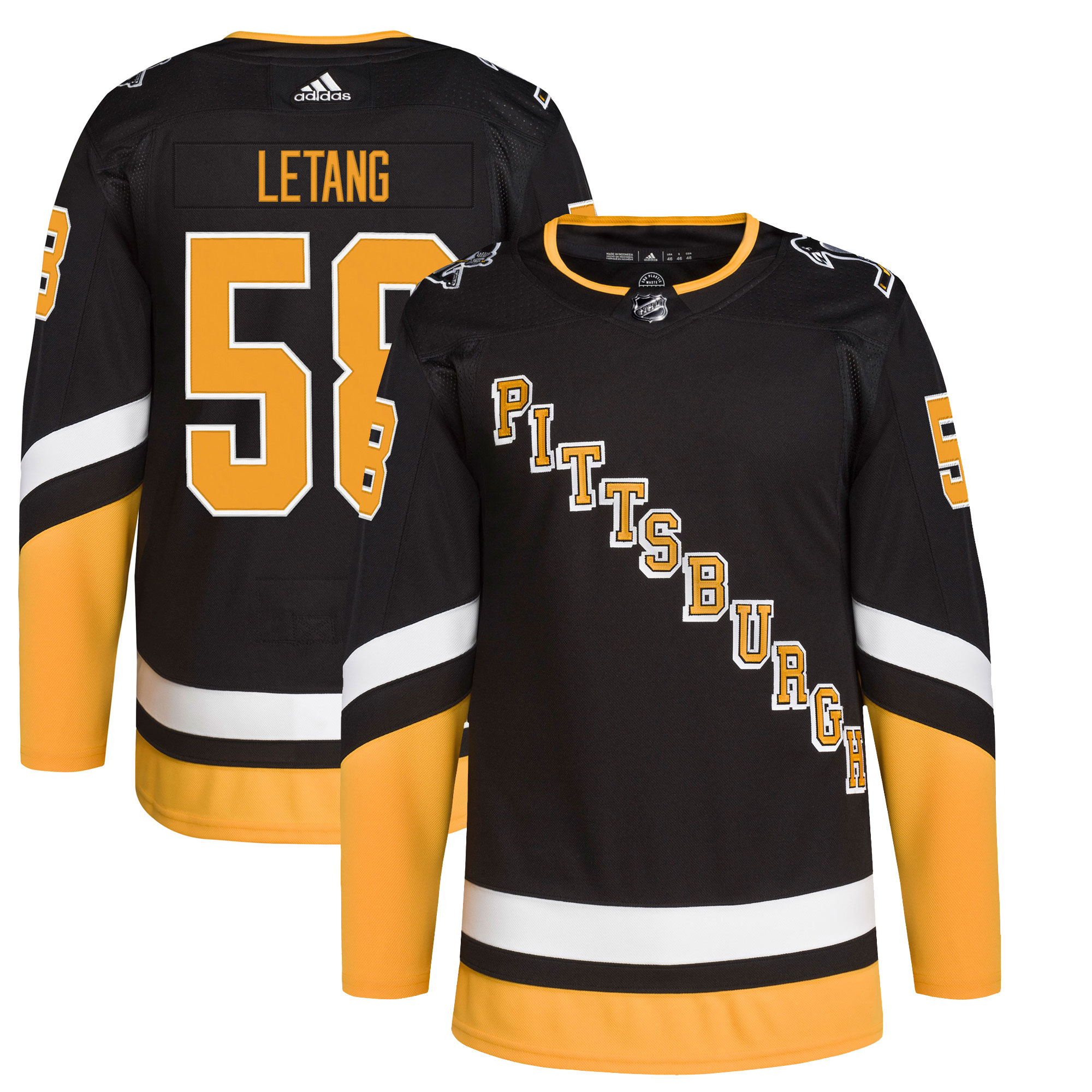 Kris Letang Pittsburgh Penguins  Alternate Primegreen    Jersey – Black