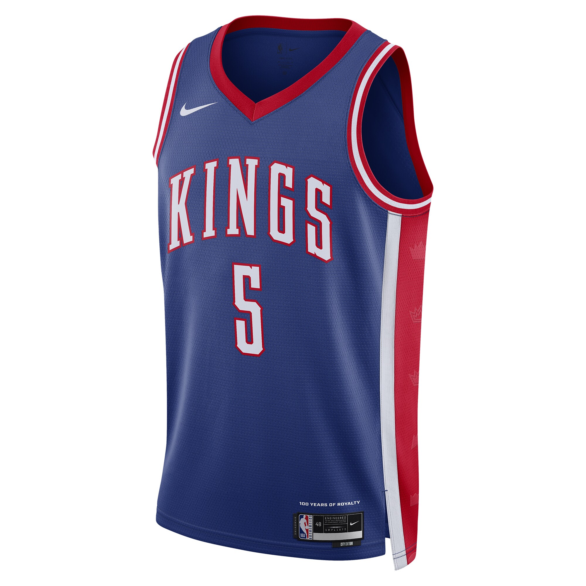 Unisex Sacramento Kings De'Aaron Fox Blue 2024/25 Swingman Jersey - City Edition