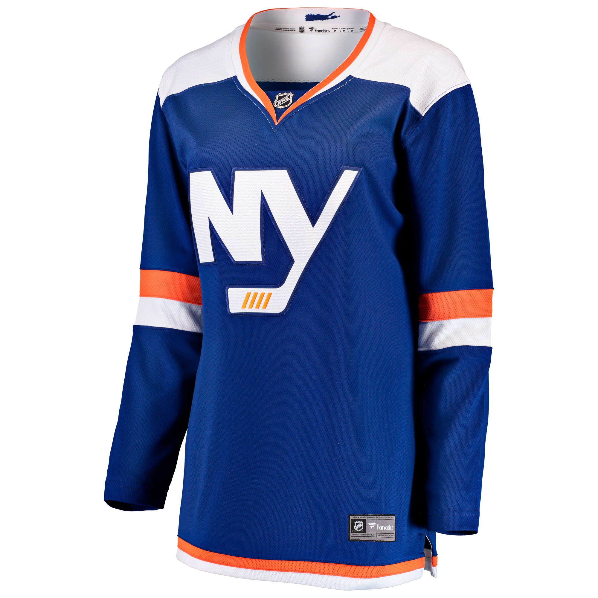 New York Islanders Fanatics Women’s Alternate Breakaway Blank Jersey – Blue