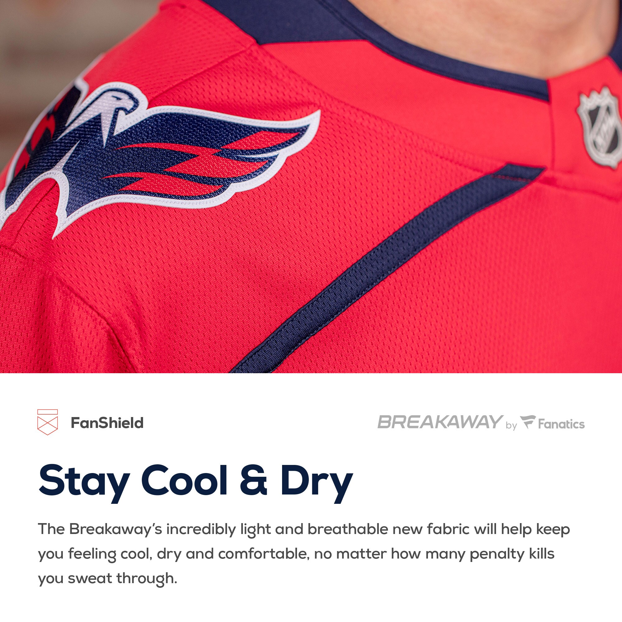 Washington Capitals 2018 Stanley Cup Champions Away Breakaway Custom Jersey – White