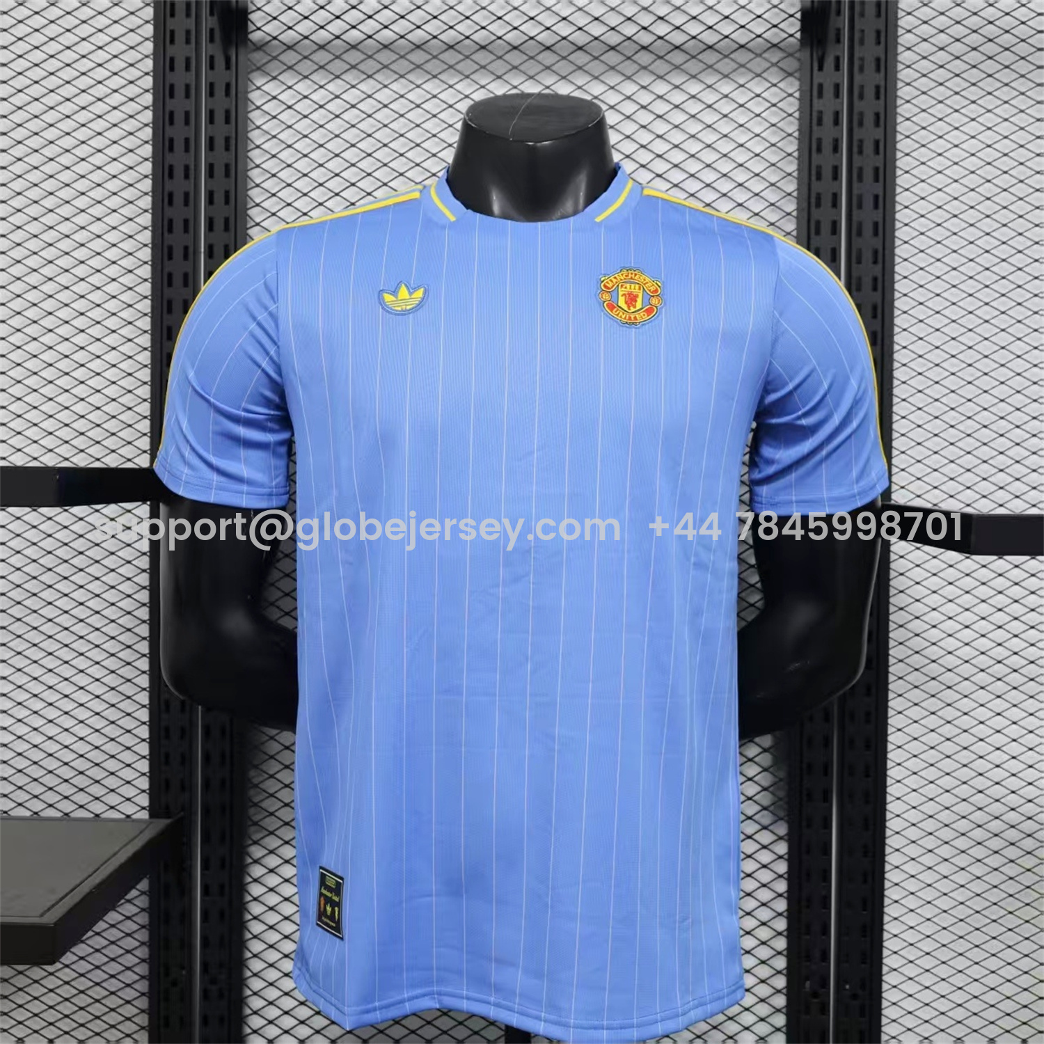 Manchester United 25-26 Icon Travel Special Edition Blue Jersey - Player Version