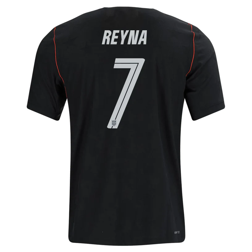 Nike Mens Reyna United States Away Stadium Jersey 2026 (Dark Obsidian/Pure Platinum)