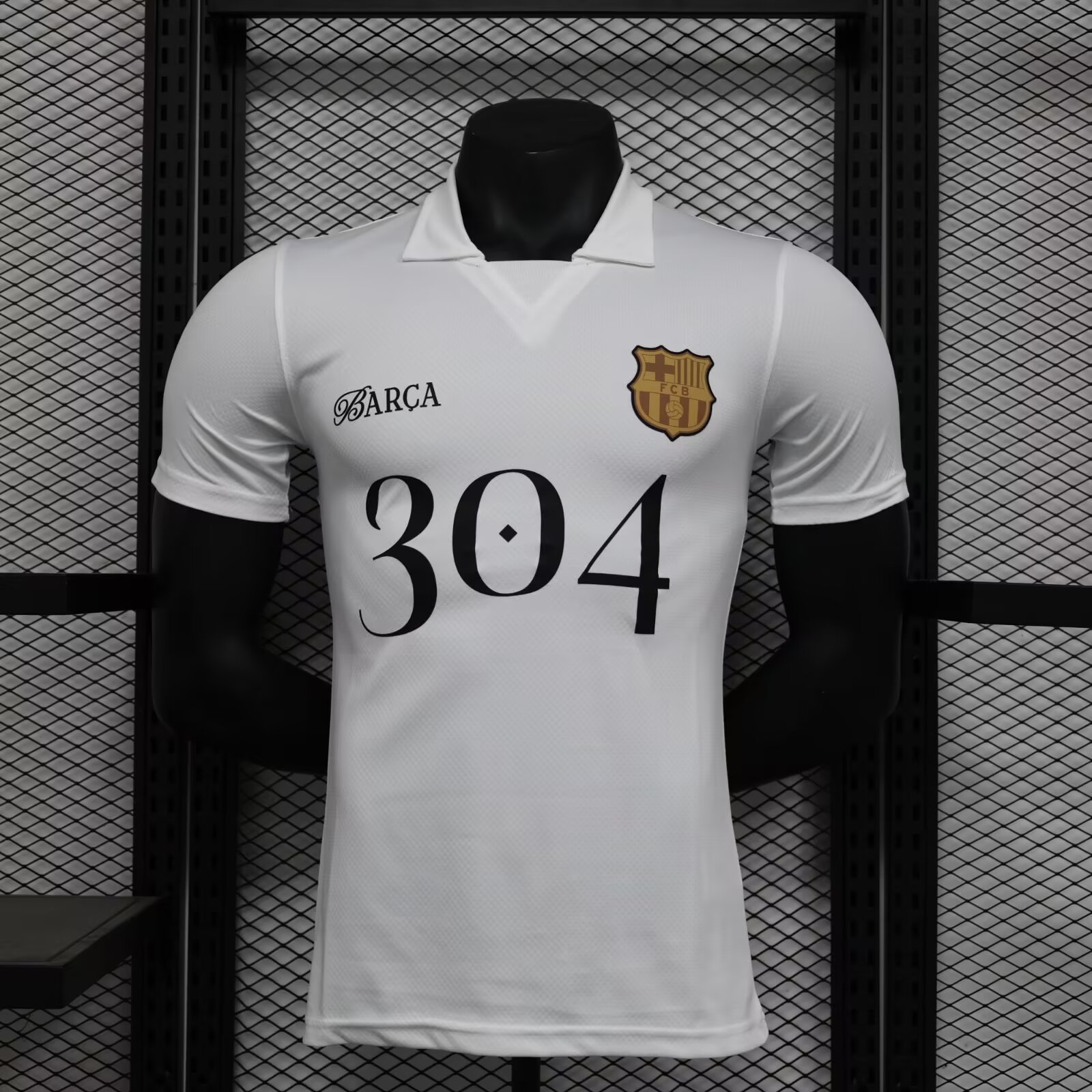 2024/2025 Player Version Barcelona White LAMINE YAMAL Commemorative 304 Football Shirt 1:1 Thai Quality