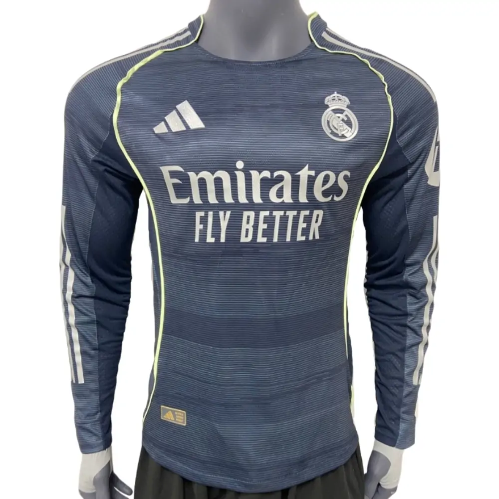 2025-26 Real Madrid away long sleeve jersey - Player Edition