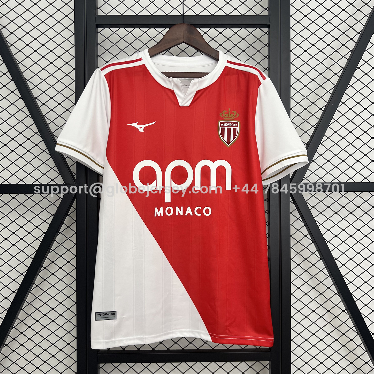 AS Monaco 25-26 Home Jersey - Fans Version
