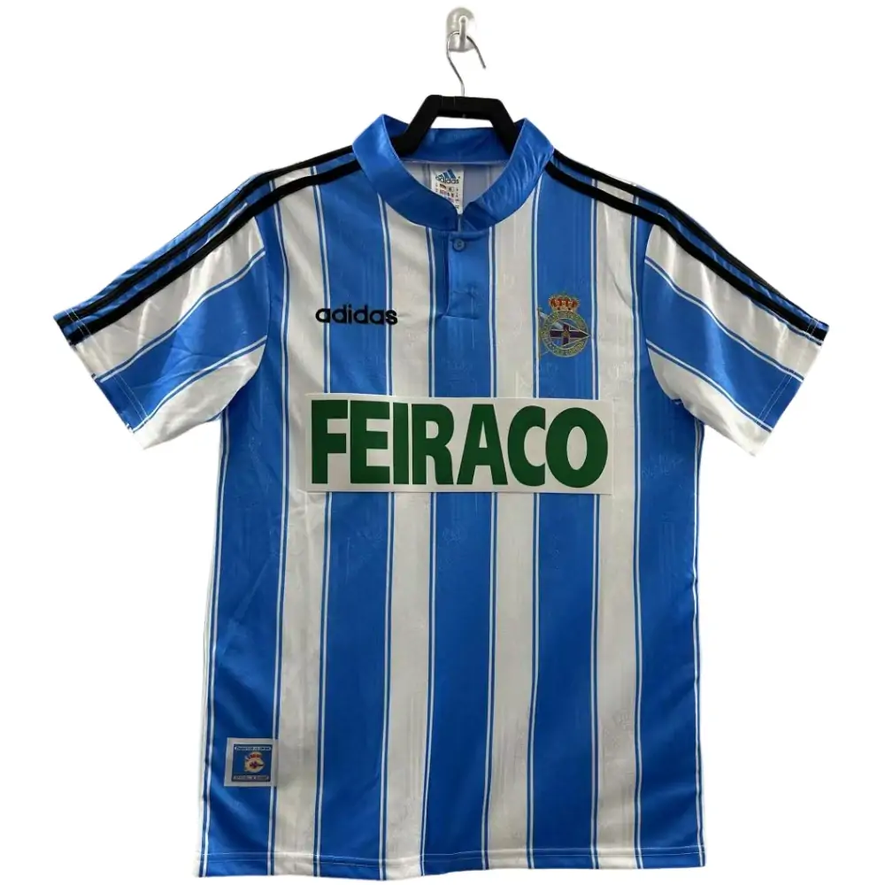 1997-98 Deportivo La Coruna Home Retro Jersey - Fans Edition