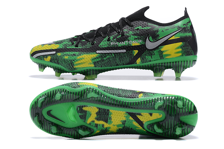 Shock Wave series Nike low-top Phantom GT2 waterproof Recharge all-knit FG football shoes Nike Phantom GT2 Elite FG