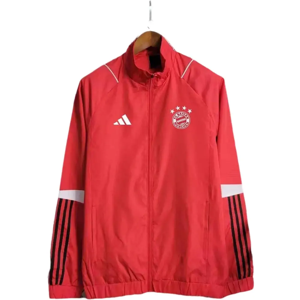 2023 Windbreaker Football Jersey Bayern Munich Red 1:1 Thai Quality